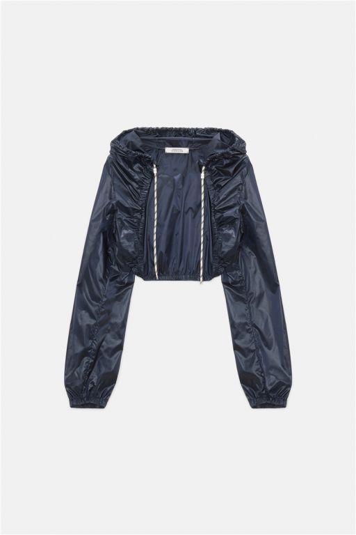 Dorothee Schumacher - Styling Piece mit Kapuze und Arm-Cover dark navy