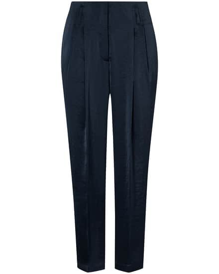 Luisa Cerano - Lockere Satinhose blau