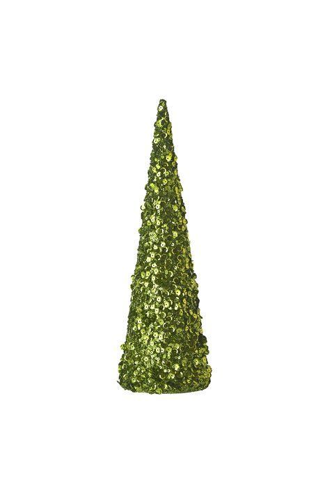 Seoul Weihnachtsbaum Konus mit Pailletten grün