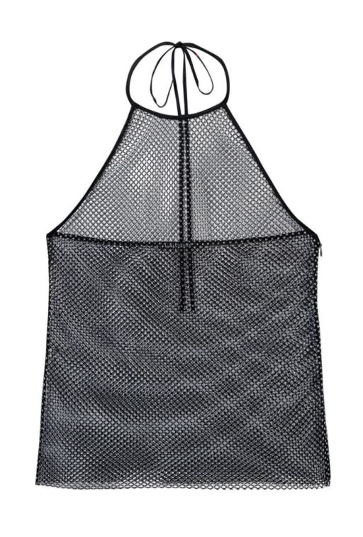 Luisa Cerano - Neckholder Top aus Netzgewebe