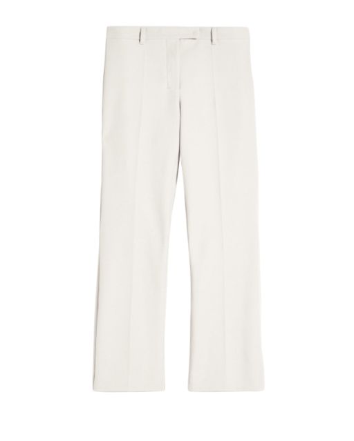 Max Mara - Verkürzte Hose ecru