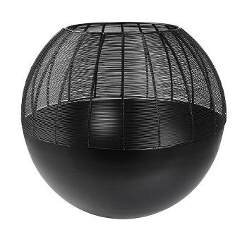 Windlicht Arya schwarz 52cm
