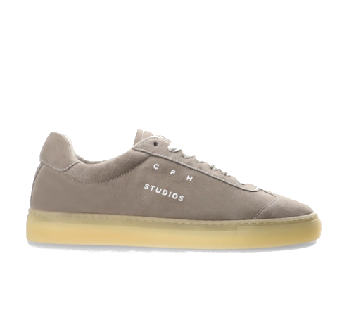 Copenhagen - Sneaker Velourleder light stone