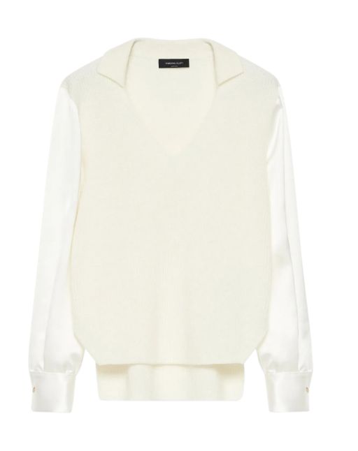 Fabiana Filippi - Pullover mit Satinärmel