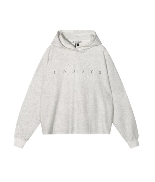 10 Days - Statement Hoodie white mele