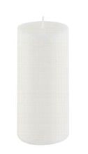 Cylinderkerze pure weiss hoch