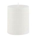 Cylinderkerze pure weiss klein