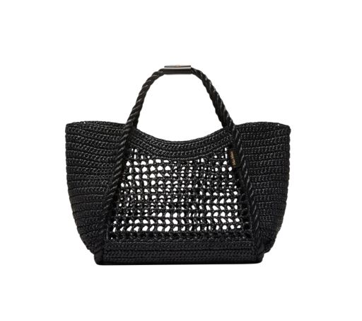 Max Mara - Tasche aus handgehäkeltem Bast