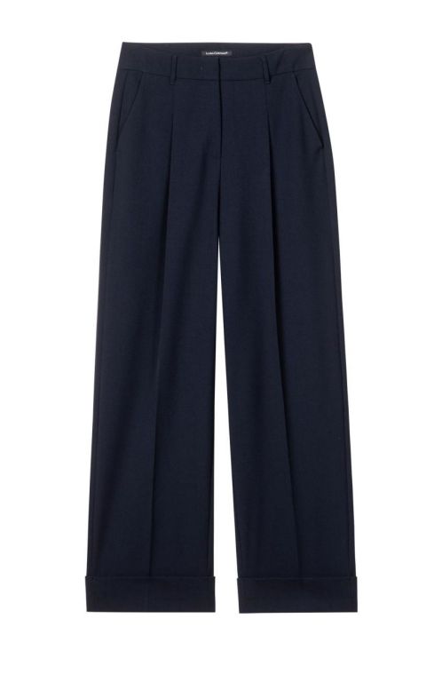 Luisa Cerano - Bunfaltenhose mit Aufschlag