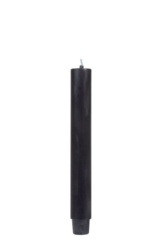 Stabkerze schwarz 20cm