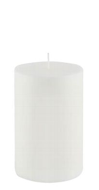 Cylinderkerze pure weiss Höhe 15cm