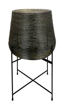 Windlicht Copola schwar/gold 50 Ø 81h