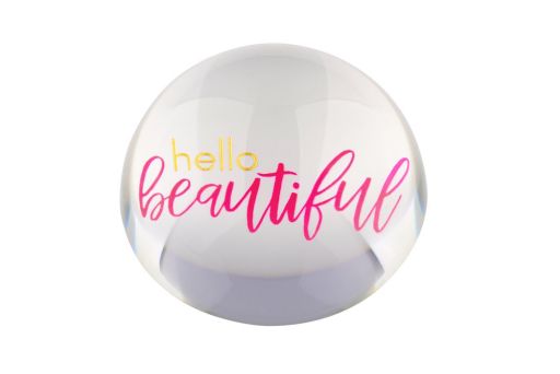 Briefbeschwerer Lourd L Hello beautiful