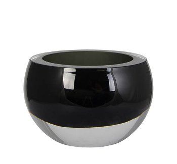 Glastischlicht Olson grau 12,5cm