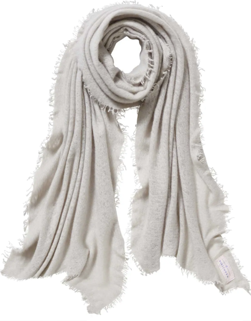Pur Schoen - Cashmereschal grau-beige