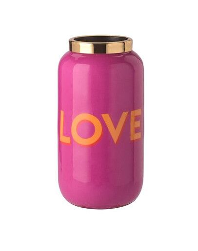 Saigon Vase mit Metallring XXS Love
