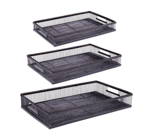 Tablett aus Bambus groß