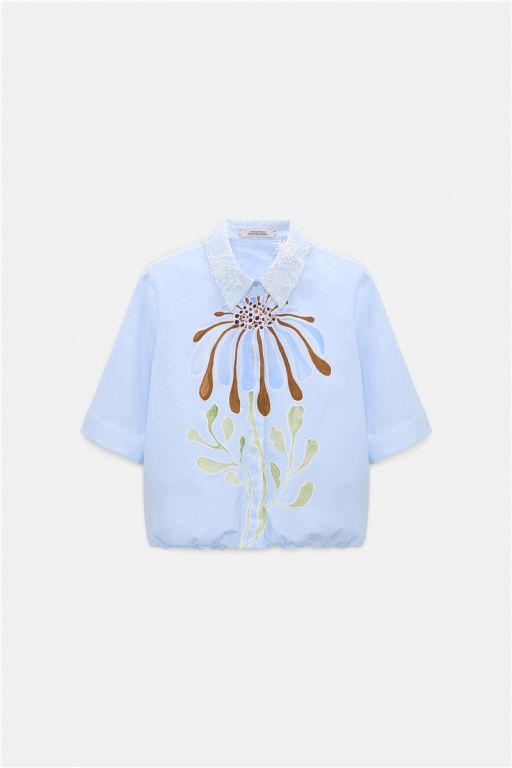 Dorothee Schumacher - Bluse mit floralem Signature-Print aus Baumwoll-Popeline