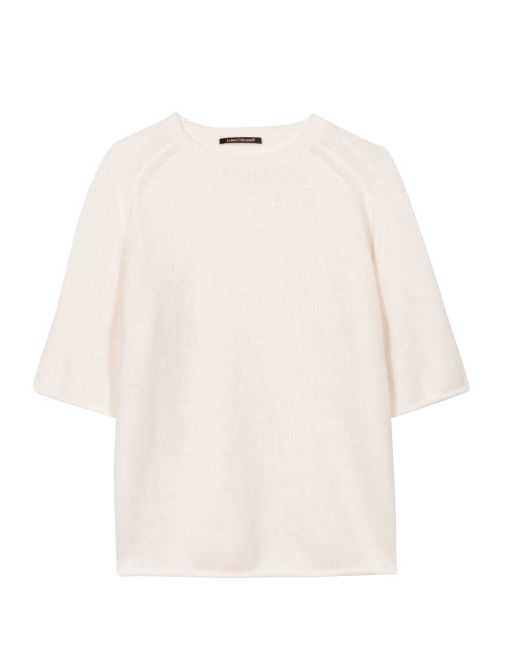 Luisa Cerano - Pullover kurzarm cream