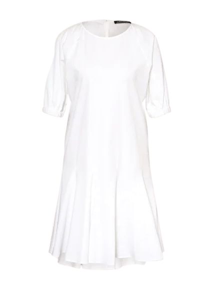 Luisa Cerano - Kleid mit kurzem Arm weiß