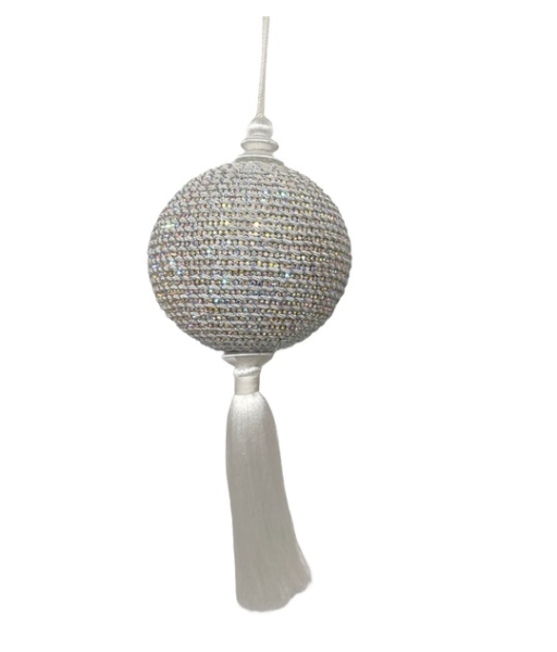 Kugelornament mit Quaste 36cm