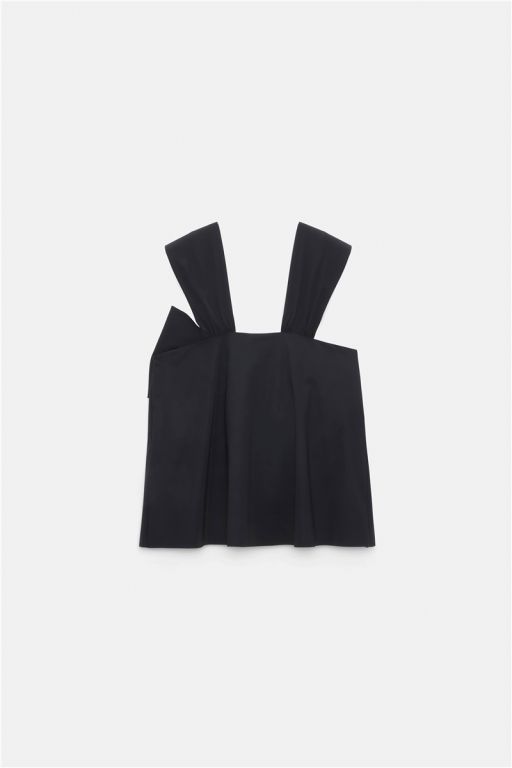 Dorothee Schumacher - Jersey Top mit Schleifen black