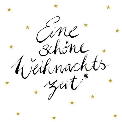 Servietten "Eine schöne Weihnachtszeit" weiß