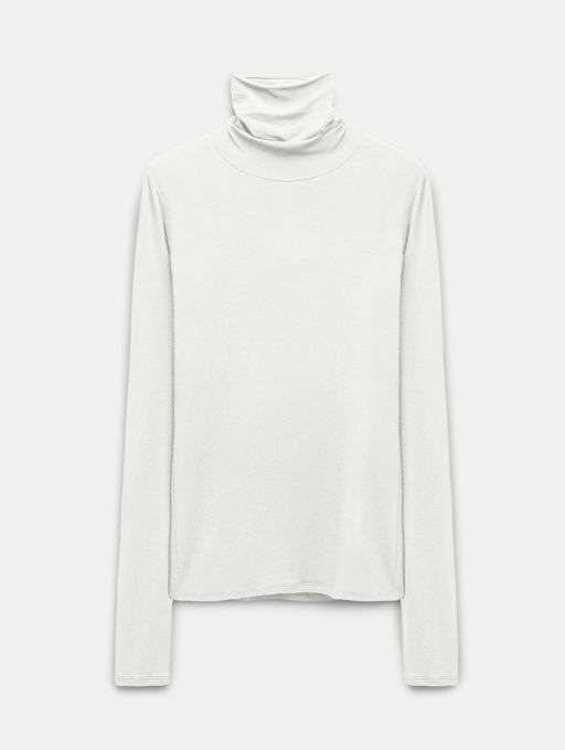 Dorothee Schumacher - Longsleeve mit Rollkragen eggshell