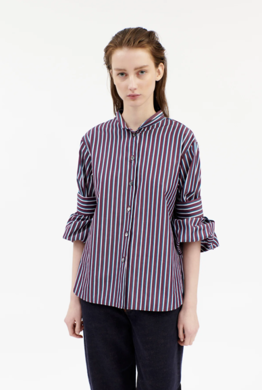 ODEEH - Bluse mit Streifen