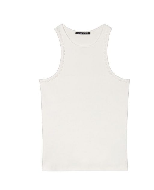 Luisa Cerano - Tank Top mit Häkeldetails