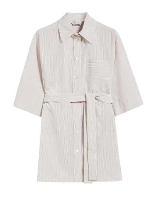 Max Mara - Tunika aus Seersucker