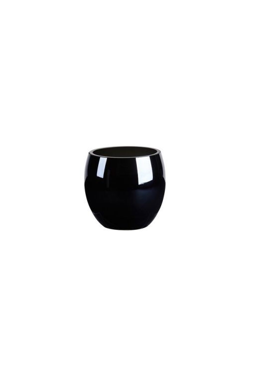 Pearl Glas Windlicht grau klein