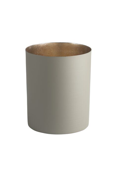 Chennai Windlicht XL cool grau gold