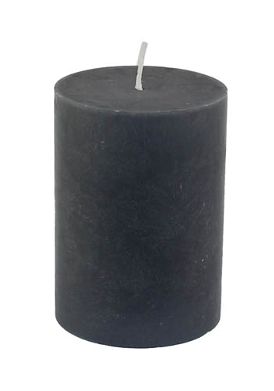Cylinderkerze Silea stearin schiefer Höhe 15 cm