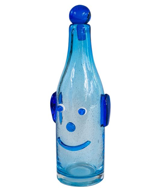 Karaffe Smile blau