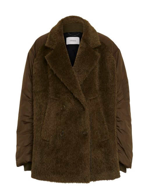 Dorothee Schumacher - Nylon Bomberjacke mit Suri-Alpaka